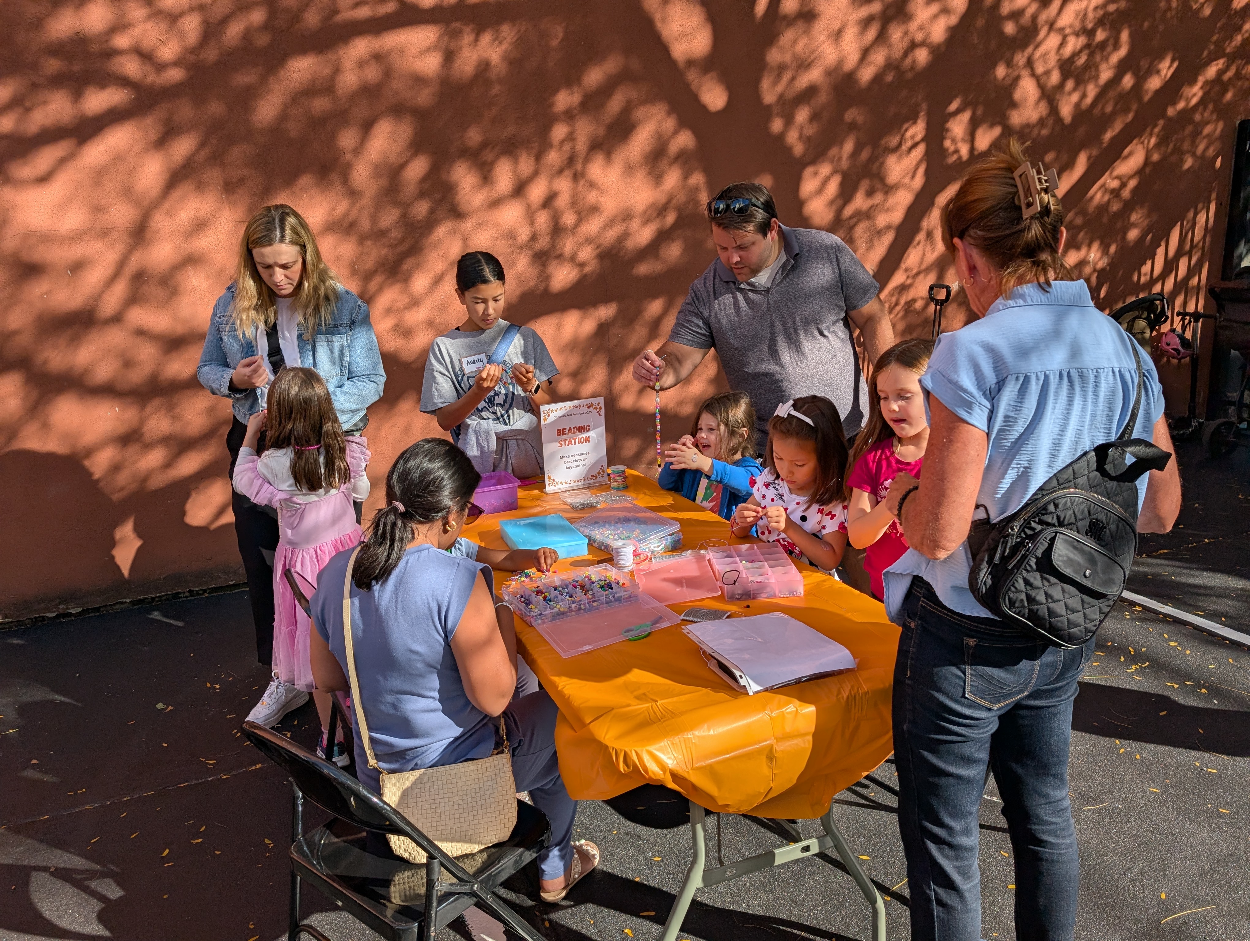 Craft table at Connors Fall Festival